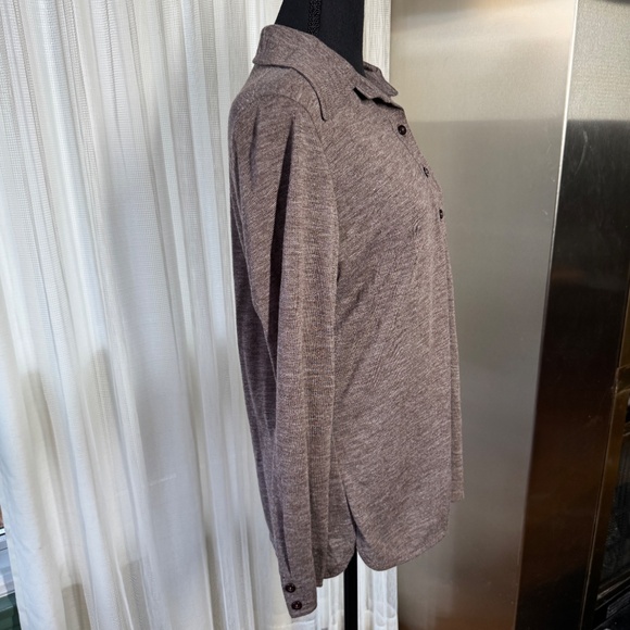 Vintage 1970s set, jacket and blouse, tie belt, taupe, NWT, Paris Star, 12 (M/L) - Picture 12 of 15